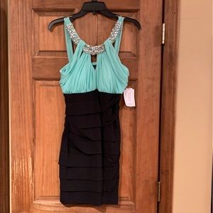 Turquoise Bodycon Dress